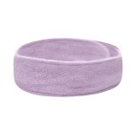 Violettes Frottee-Stirnband