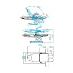 Elektrischer Fußpflegestuhl Azzurro 709A 3 eng. grau