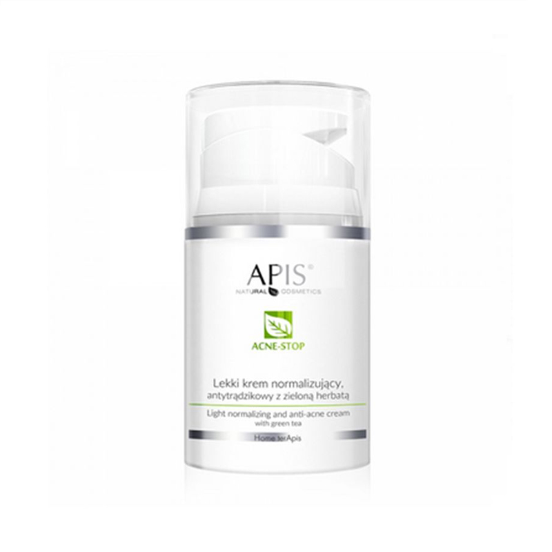 Apis leichte normalisierende Anti-Akne-Creme - grüner Tee 50 ml