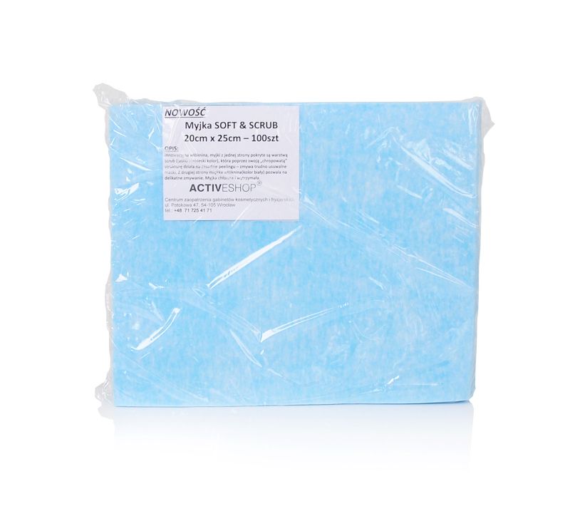 Einweg-Schal-Pflege-Waschlappen 100 Stück Soft-Peeling 20 x 25 cm