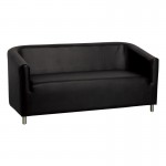 Gabbiano Sofa für Wartezimmer M021 schwarz