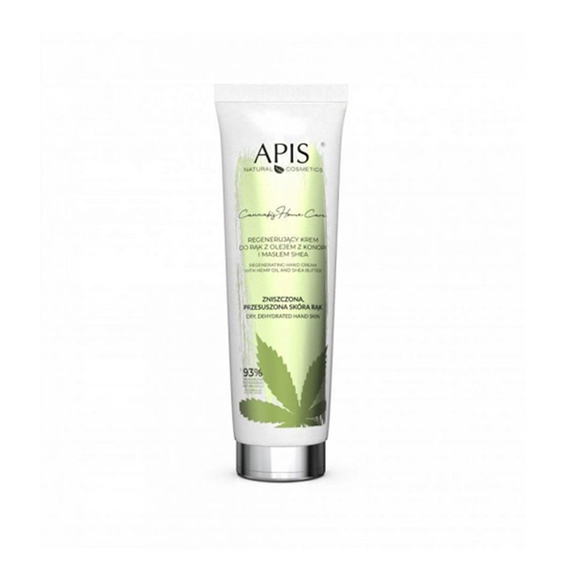 Apis Cannabis Home Care regenerierende Handcreme mit Hanföl und Sheabutter 100 ml