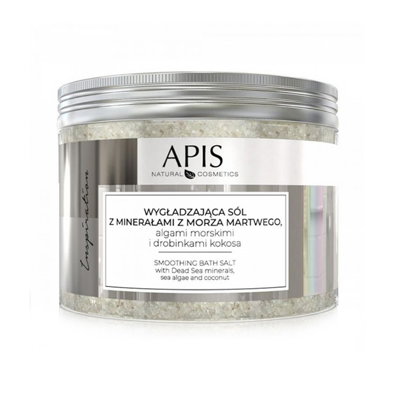 Apis inspiration, glättendes Badesalz mit Mineralien aus dem Toten Meer, Meeresalgen und Kokosnusspartikeln, 650 g