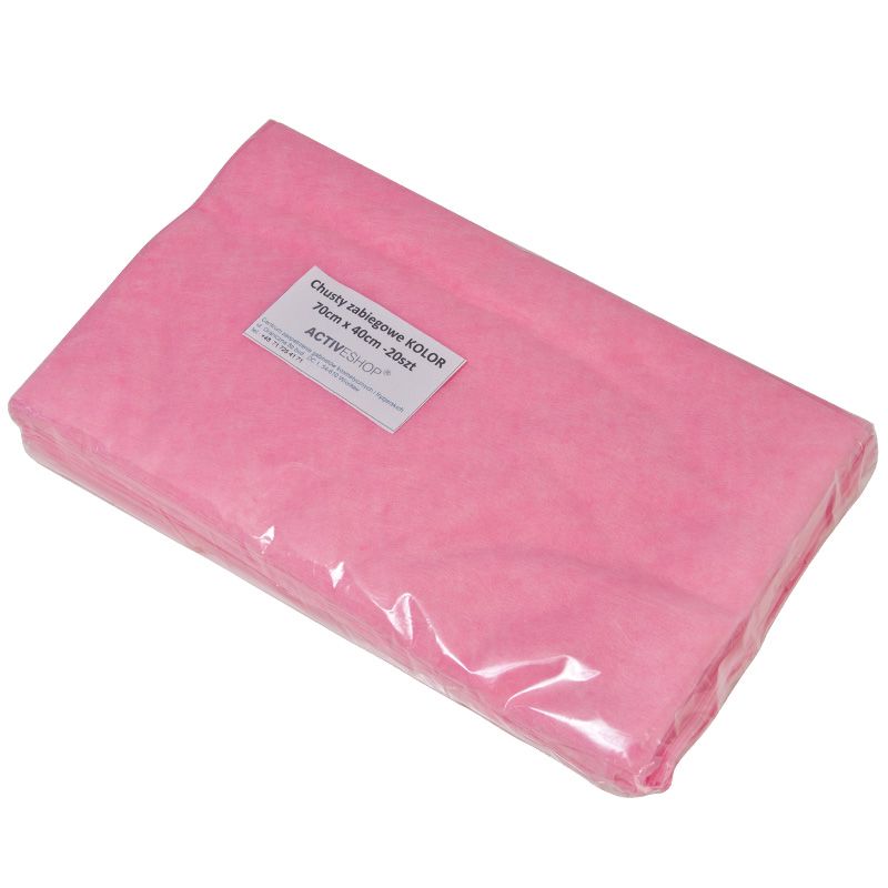 Einweg-Behandlungstücher 20 Stück 70 x 40 cm rosa