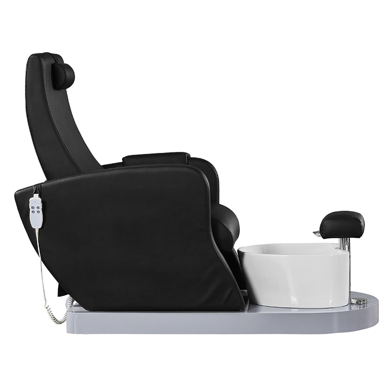 Spa-Pedikürstuhl Azzurro 016A schwarz mit Hydromassage