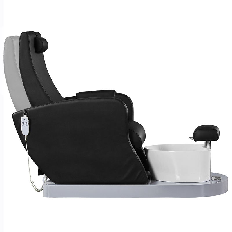 Spa-Pedikürstuhl Azzurro 016A schwarz mit Hydromassage