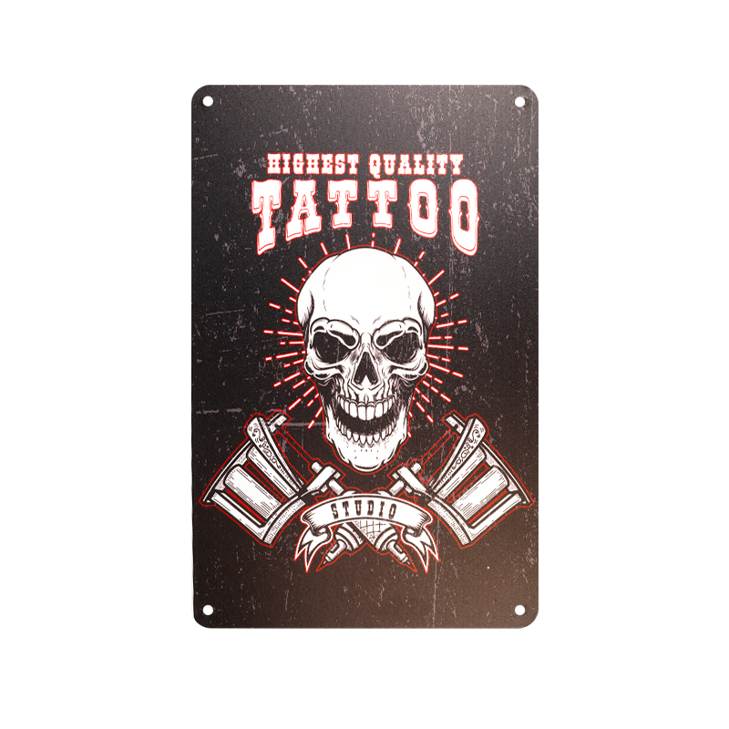 Dekorative Plakette Tattoo TA101