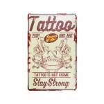 Dekorative Plakette Tattoo TA109