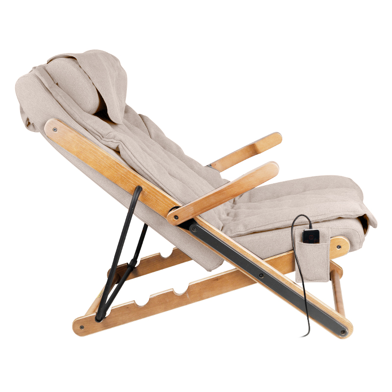 Sakura Relax Klappsessel mit Massagegerät beige