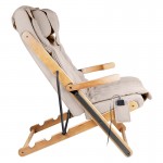 Sakura Relax Klappsessel mit Massagegerät beige