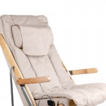 Sakura Relax Klappsessel mit Massagegerät beige