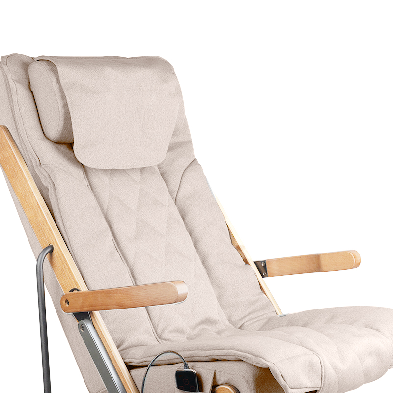 Sakura Relax Klappsessel mit Massagegerät beige