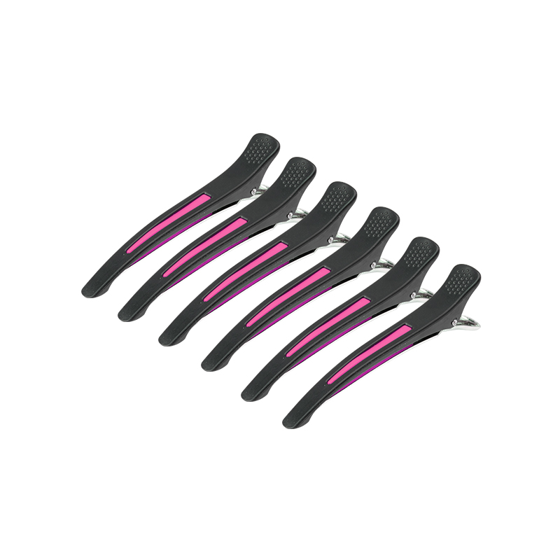 Barber Clips Haarclips E-13 6 Stk. 11,5 cm Mix Neon