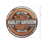Harley CT176 runde dekorative Plakette