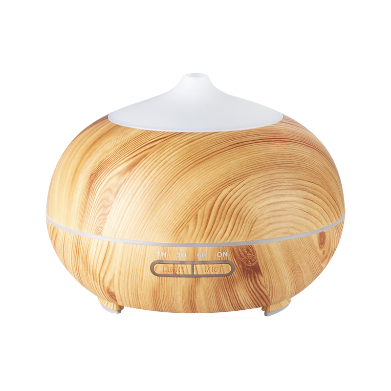 Aroma Diffusor Luftbefeuchter Spa 06 Holz hell 400 ml + Timer