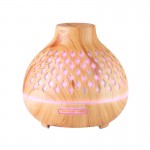 Aroma Diffusor Luftbefeuchter Spa 10 helles Holz 400 ml + Timer