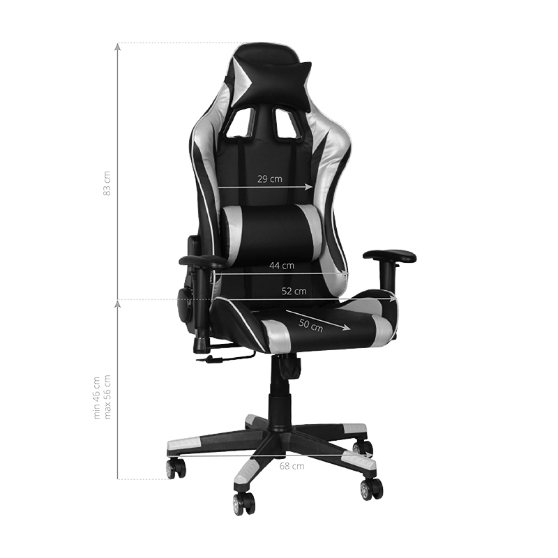 Hochwertiger Gaming-Stuhl aus 912er Silber