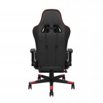 Premium 557 Gaming-Stuhl mit Fußstütze rot