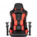 Premium 557 Gaming-Stuhl mit Fußstütze rot