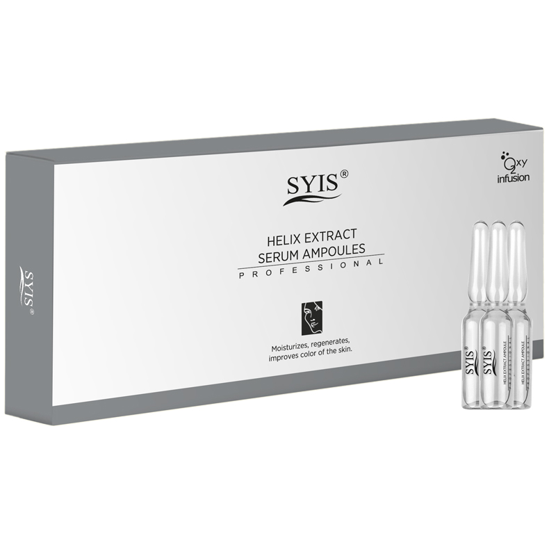 Syis Ampullen mit Schneckenschleim-Helix-Extrakt-Serum 10 x 3 ml