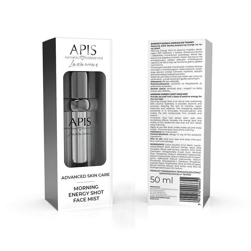 Apis Advanced Skin Care Morning Energy Shot Gesichtsnebel 50 ml