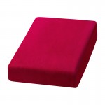 Velours-Spannbettlaken in Fuchsia