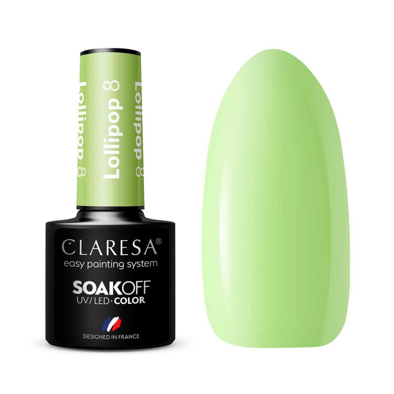 CLARESA Hybrid-Nagellack LOLLIPOP 8 -5g