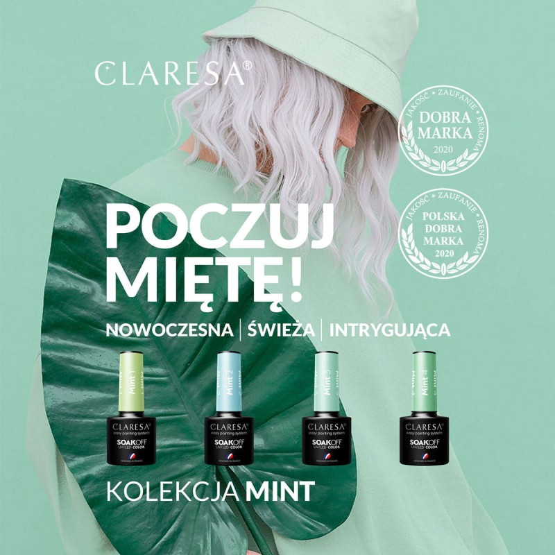 CLARESA MINT 3 Hybrid-Nagellack -5g