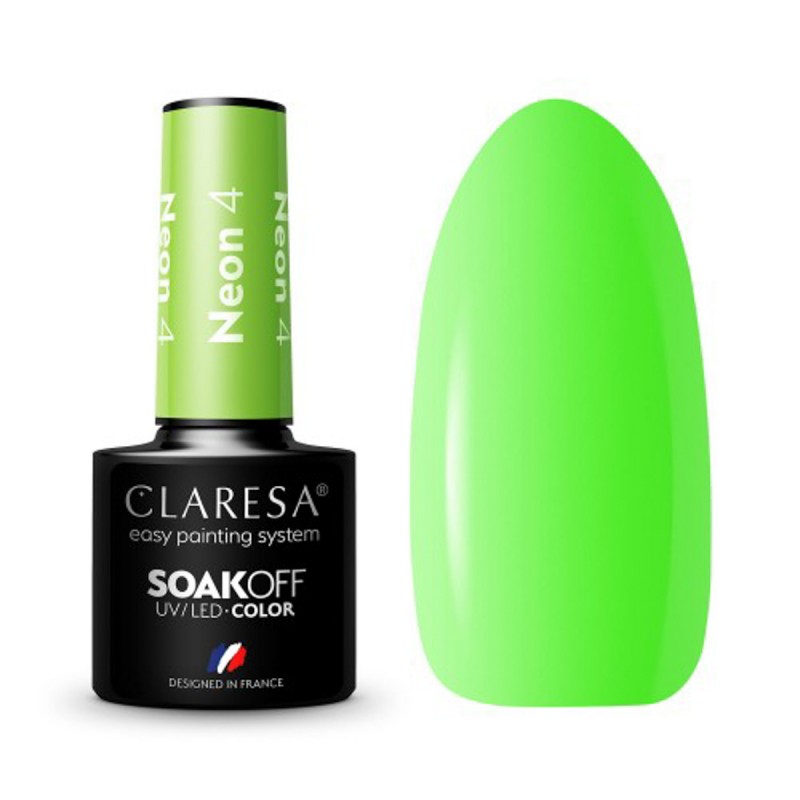 CLARESA Hybrid-Nagellack NEON 4 -5g