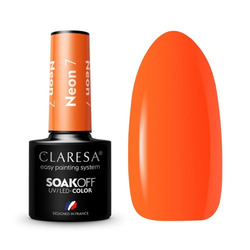 CLARESA Hybrid-Nagellack NEON 7 -5g