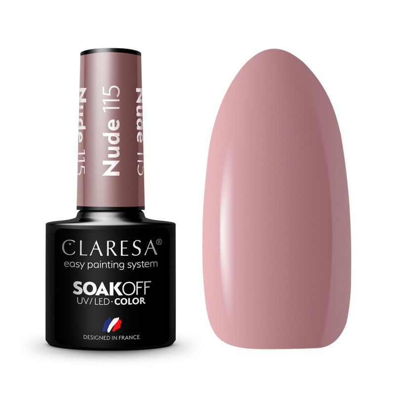 CLARESA Hybrid-Nagellack NUDE 115 -5g