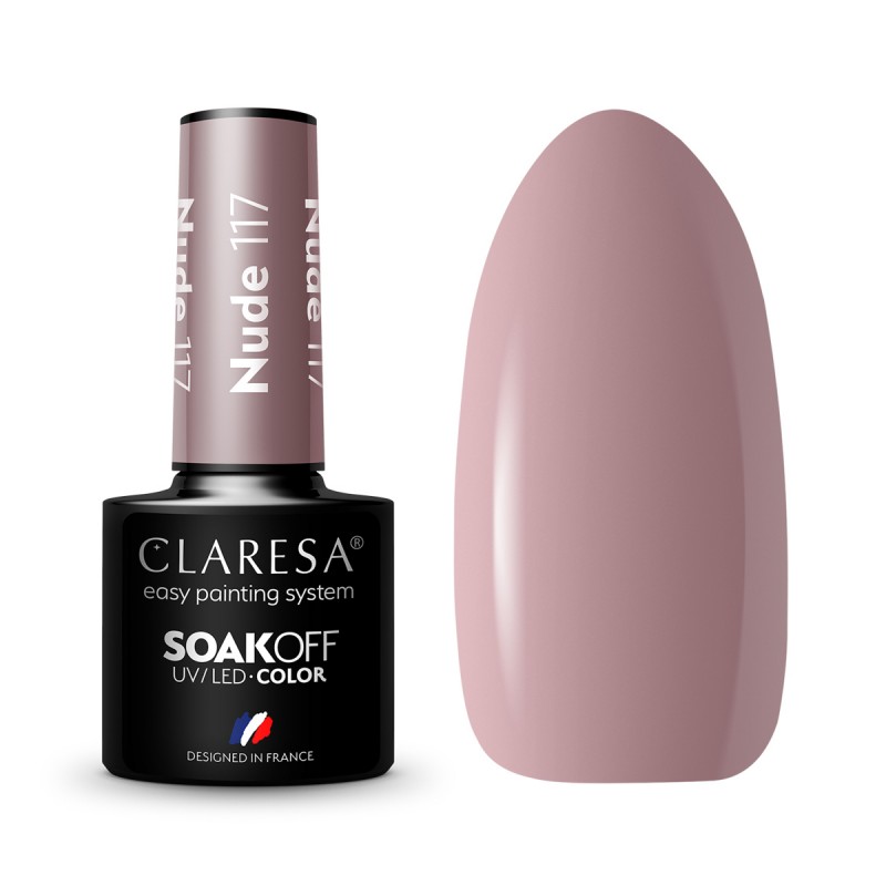 CLARESA Hybrid-Nagellack NUDE 117 -5g