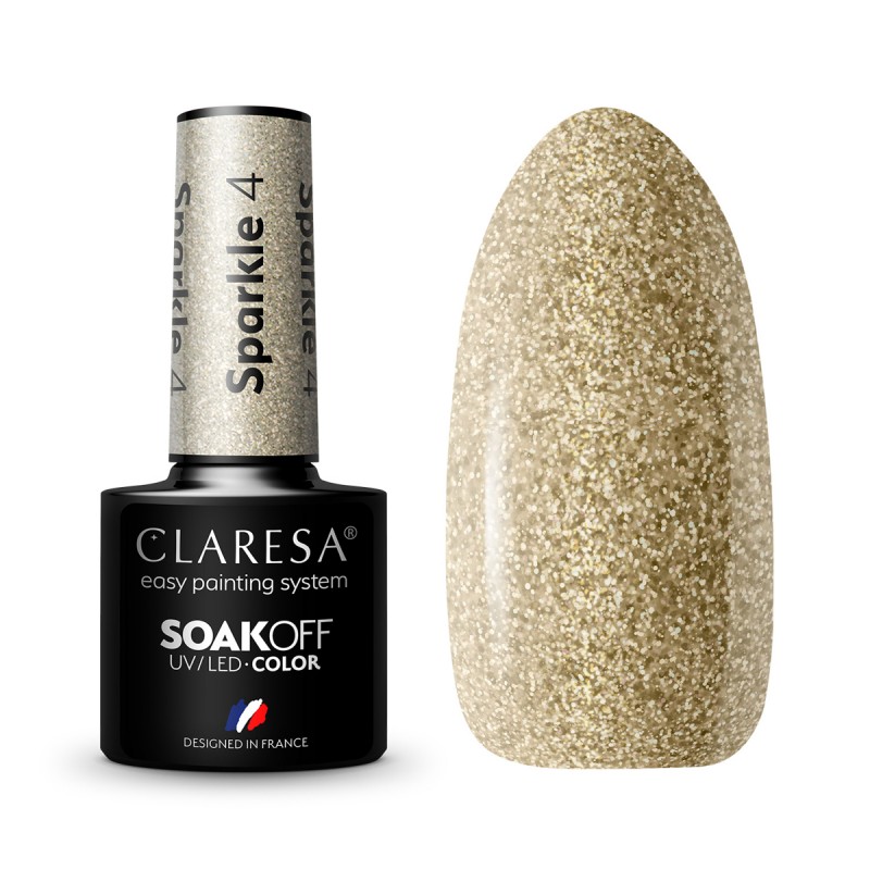 CLARESA Hybrid-Nagellack SPARKLE 4 -5g