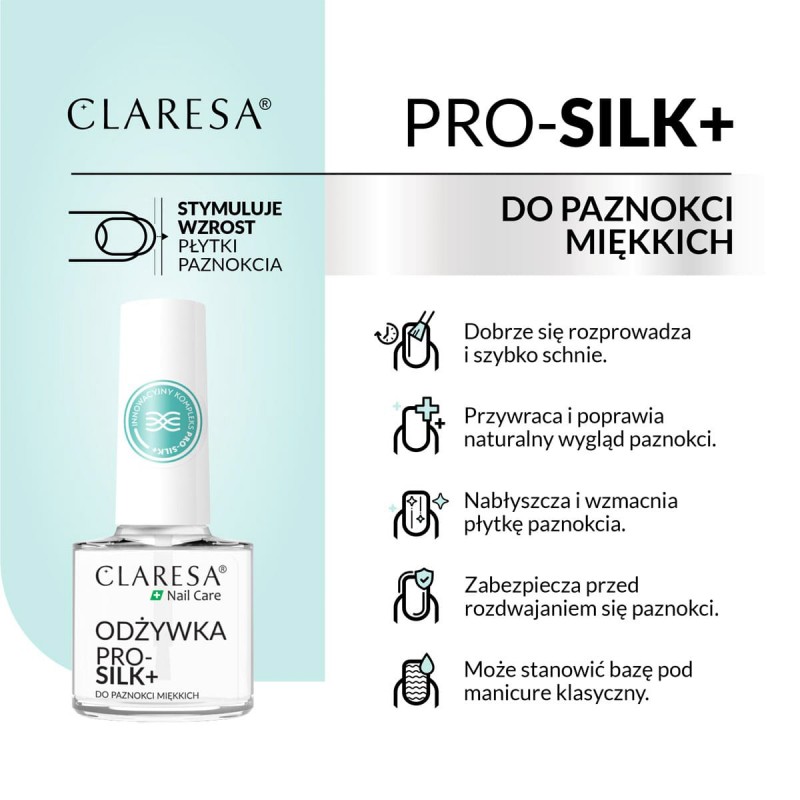 CLARESA Silk+ Nagelspülung 5 g