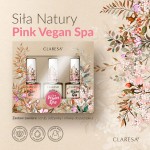 CLARESA SET Vegan Spa Pink Power 3x5 g