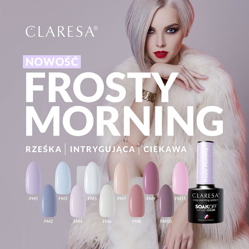 CLARESA Frosty Morning Hybrid-Nagellack 5 -5g
