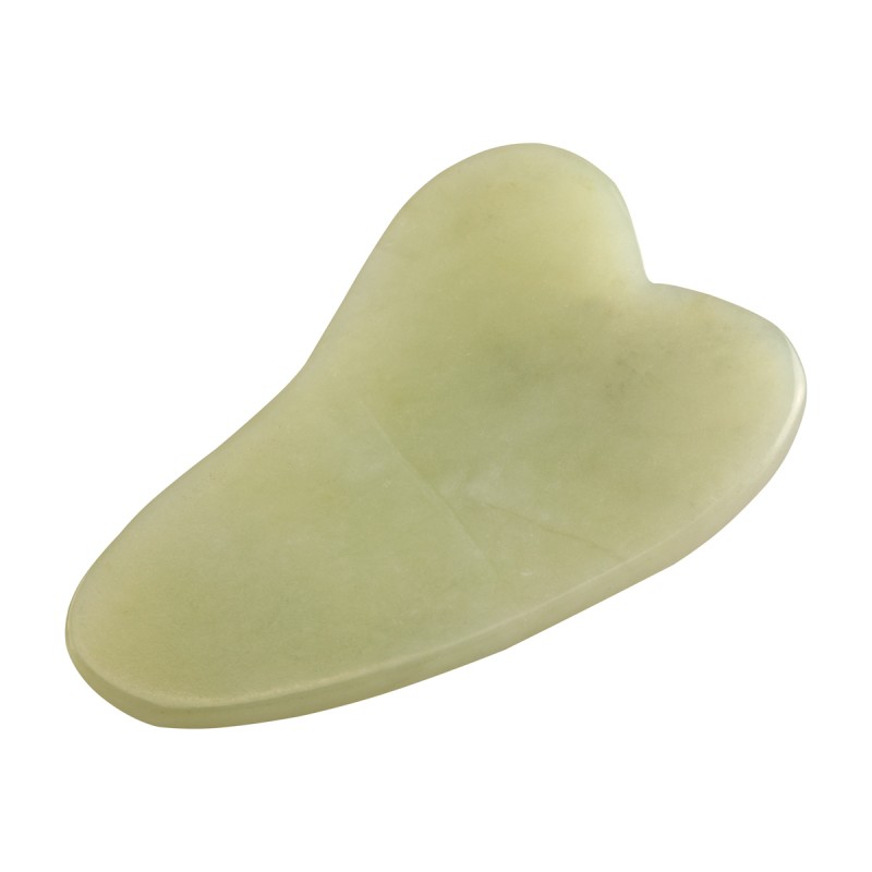 Gua Sha Jadestein für die Gesichtsmassage