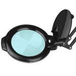 LED Lupenleuchte Glow Moonlight 8012/5' schwarz für die Tischplatte