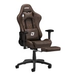 Dunkelbrauner Premium-Gaming-Stuhl