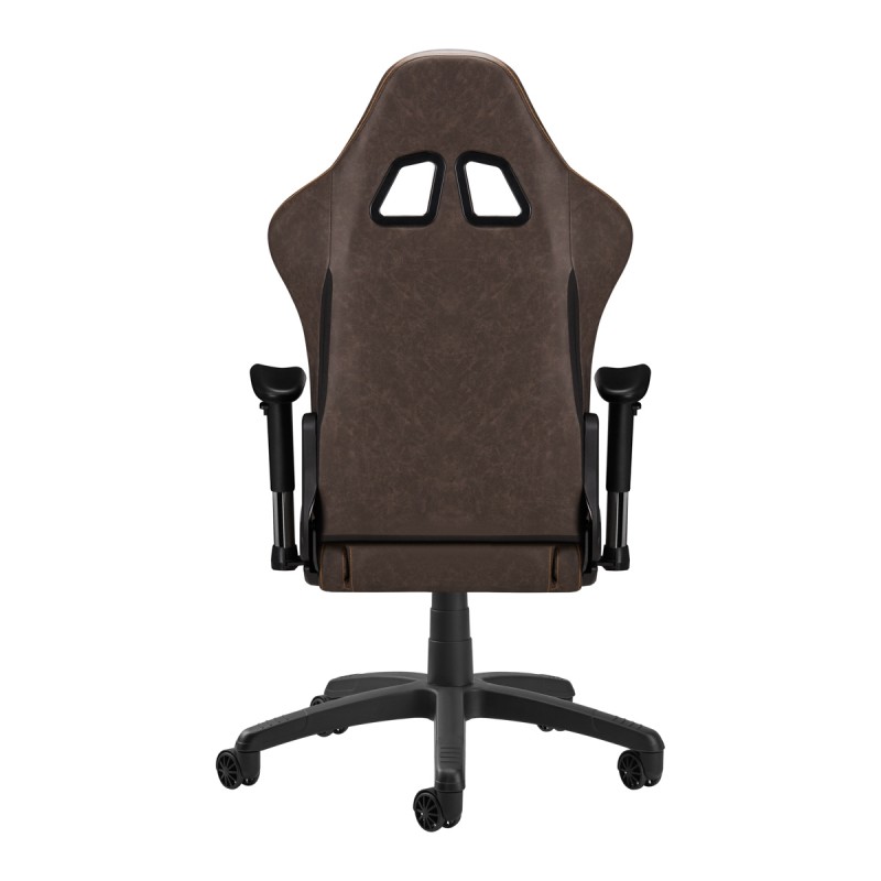 Dunkelbrauner Premium-Gaming-Stuhl