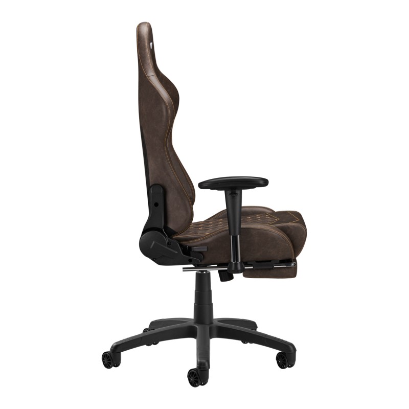 Dunkelbrauner Premium-Gaming-Stuhl