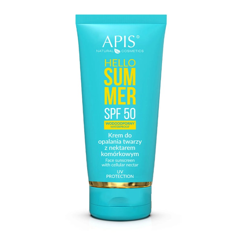 Apis Hello Summer LSF 50, Sonnenschutz für das Gesicht mit Zellnektar 50 ml