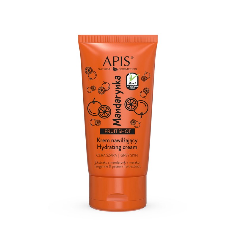 Apis Fruit Shot, Mandarine feuchtigkeitsspendende Gesichtscreme 50 ml