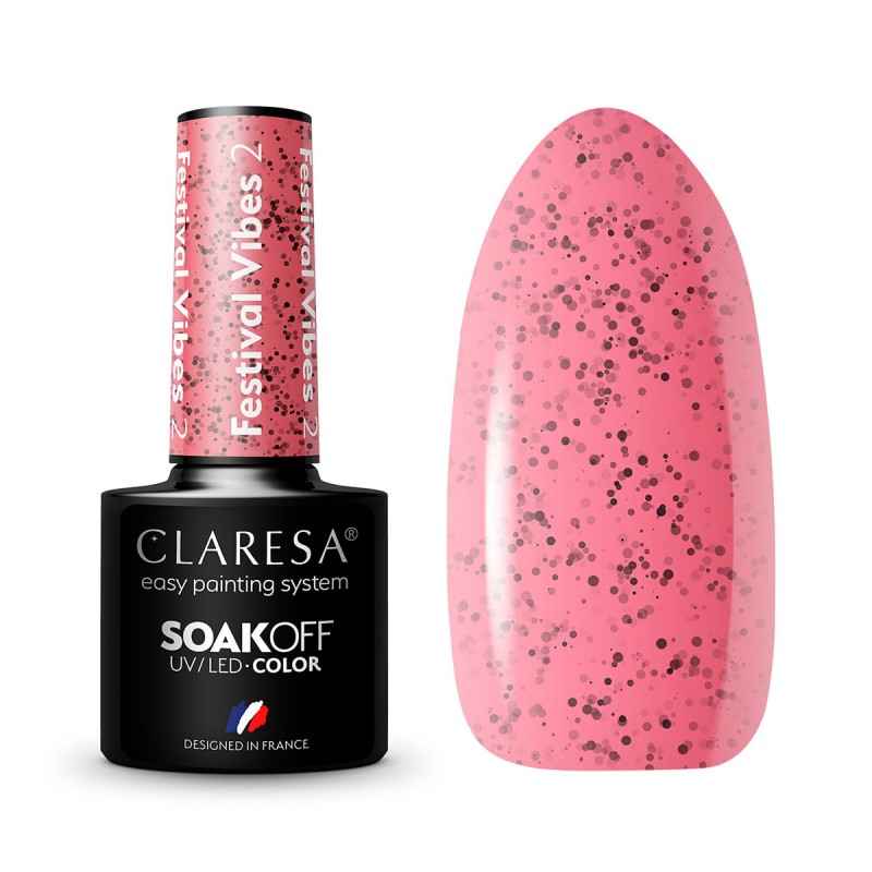 CLARESA Festival Vibes 2 Hybrid-Nagellack -5g