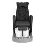 Spa-Pedikürstuhl Azzurro 016C schwarz mit Rückenmassage und Hydromassage