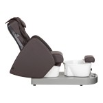 Spa-Pedikürstuhl Azzurro 016C braun mit Rückenmassage und Hydromassage