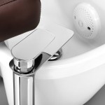 Spa-Pedikürstuhl Azzurro 016C braun mit Rückenmassage und Hydromassage