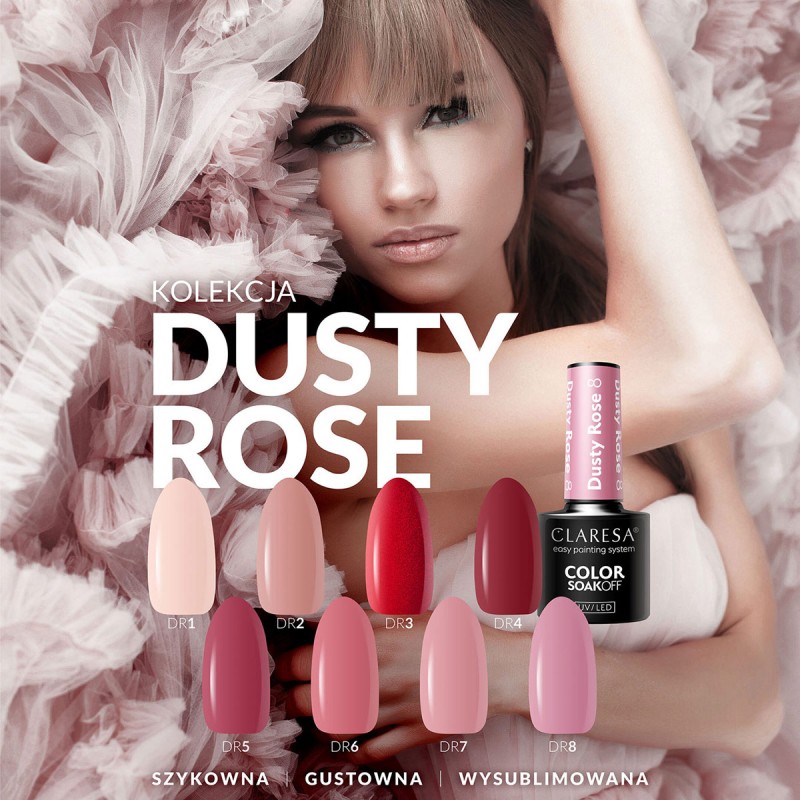 CLARESA Hybrid-Nagellack DUSTY ROSE 2 -5g