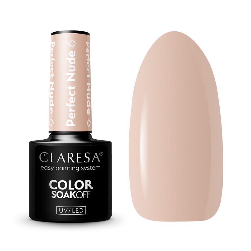 CLARESA PERFECT NUDE 6 Hybrid-Nagellack -5g