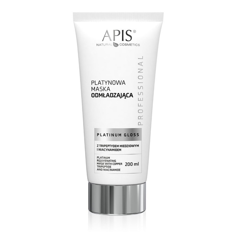 Apis Platinum Gloss Platinum Verjüngungsmaske mit Kupfertripeptid und Niacinamid 200 ml